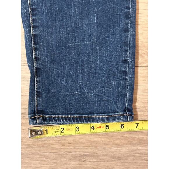 Woman Within 18W Stretchy Straight Leg Denim Jeans Excellent Condition - Picture 6 of 11